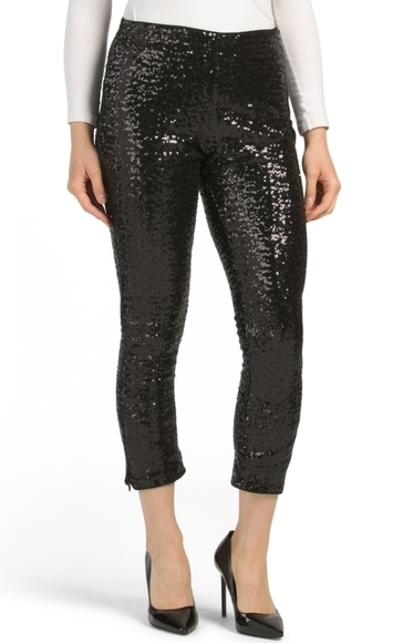 Wd.ny Black Sequin Glitz Leggings - Picture 1 of 8